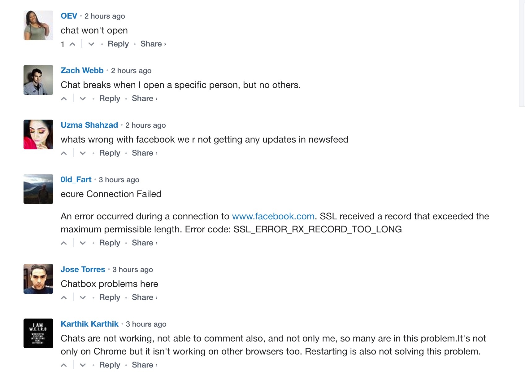 Facebook gặp lỗi tin nhắn ảnh 2 Facebook gap loi tin nhan anh 2