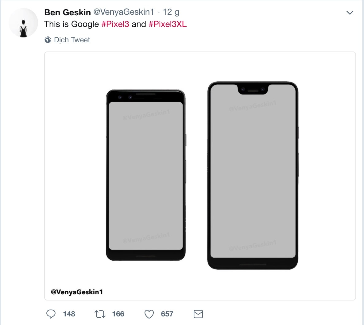 Google pixel 3 có tai thỏ ảnh 2 Google pixel 3 co tai tho anh 2