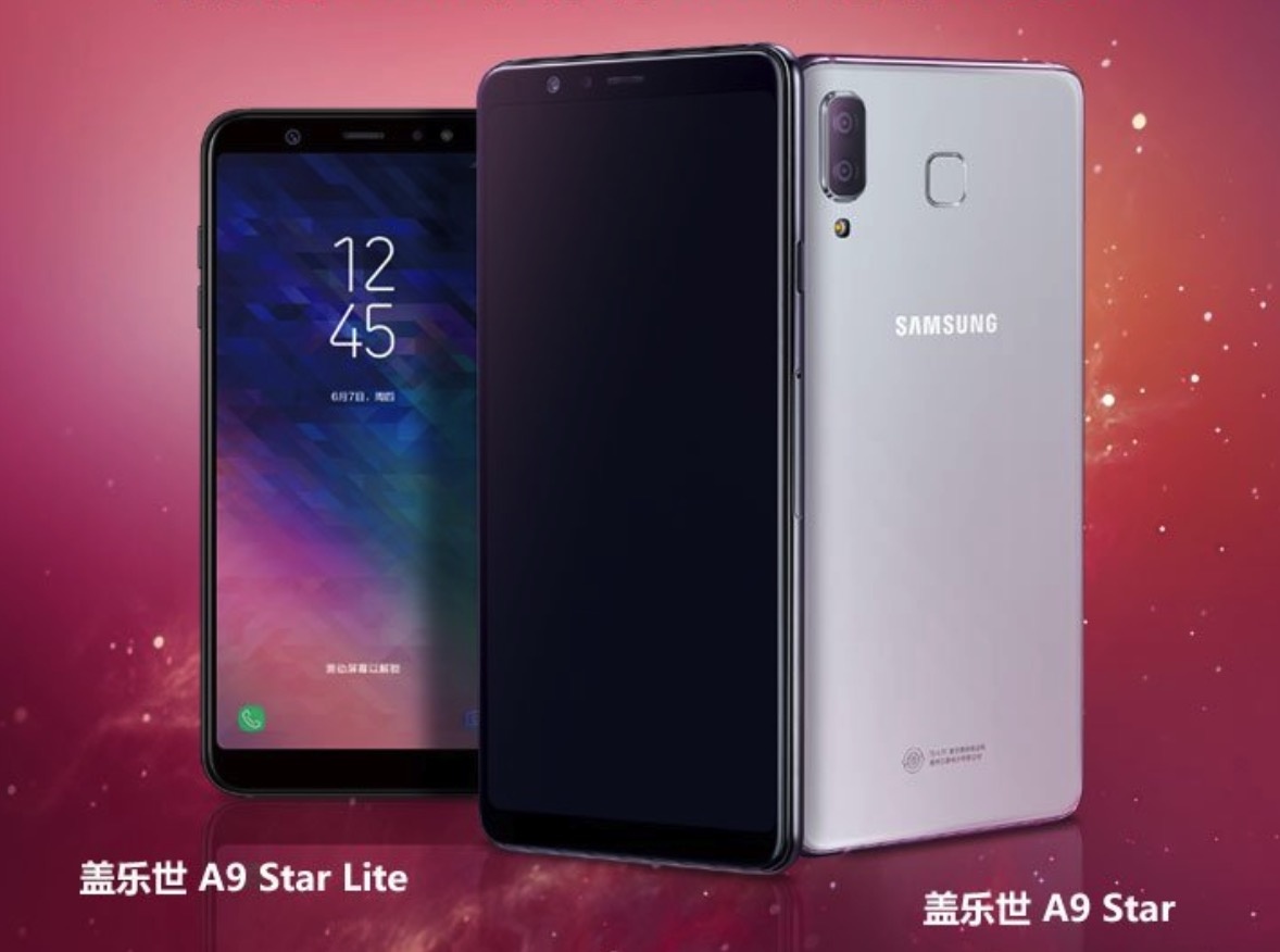 Galaxy A9 Star ra mat voi camera kep doc giong iPhone X hinh anh