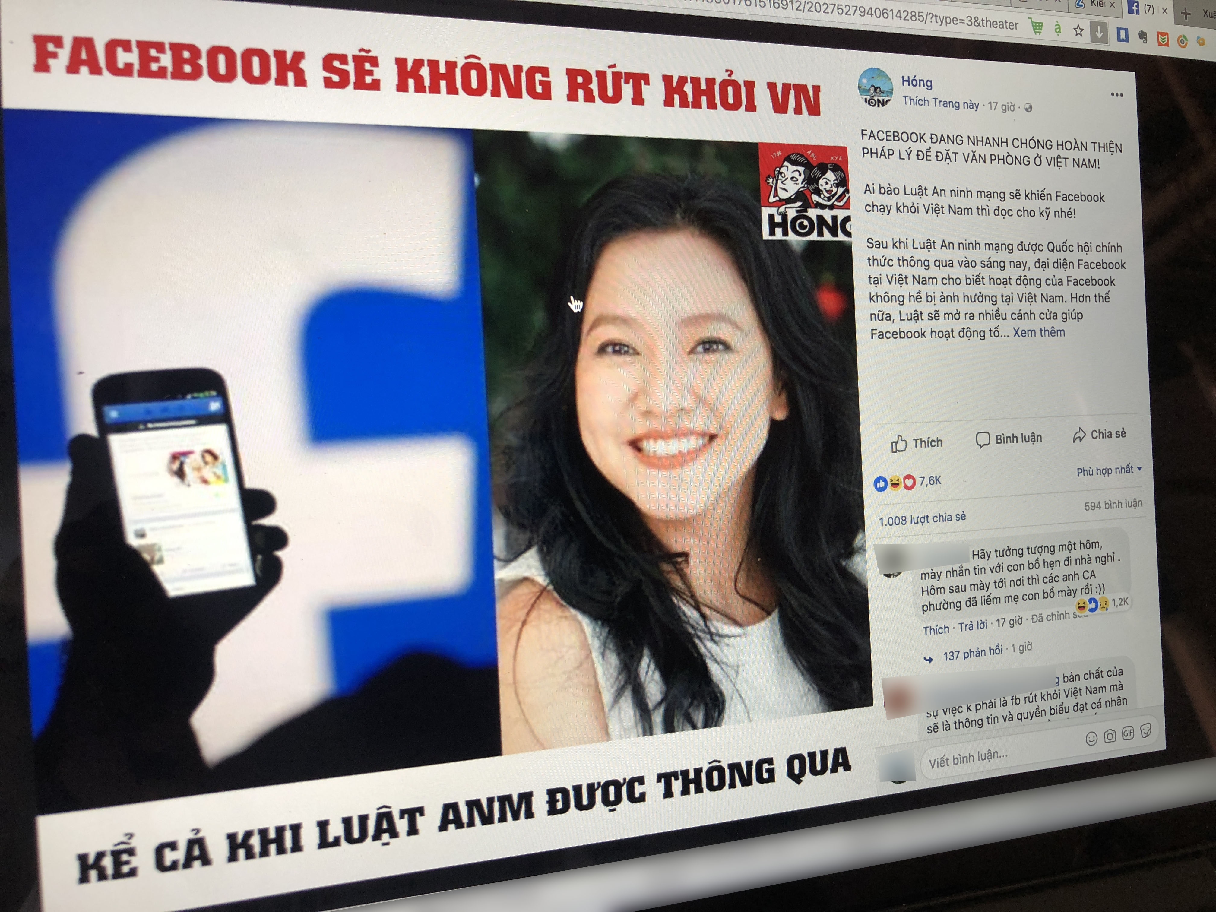 Giam doc Facebook Viet Nam cung la nan nhan cua tin gia hinh anh