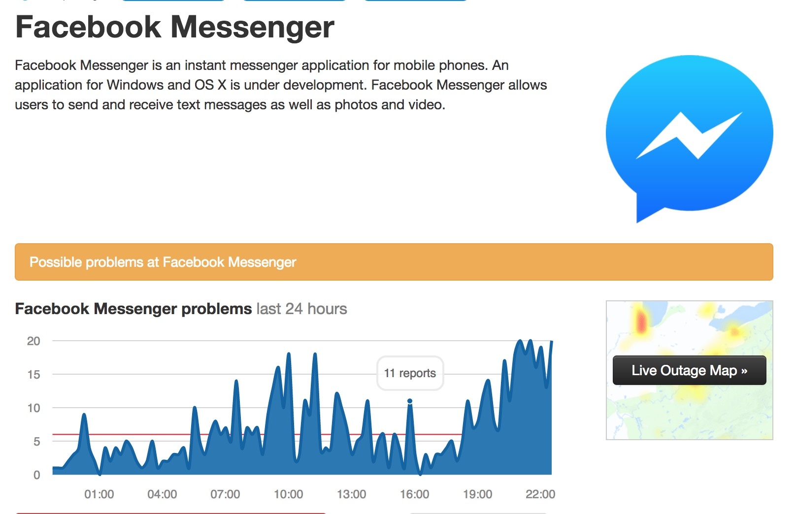 Facebook Messenger gap loi anh 1