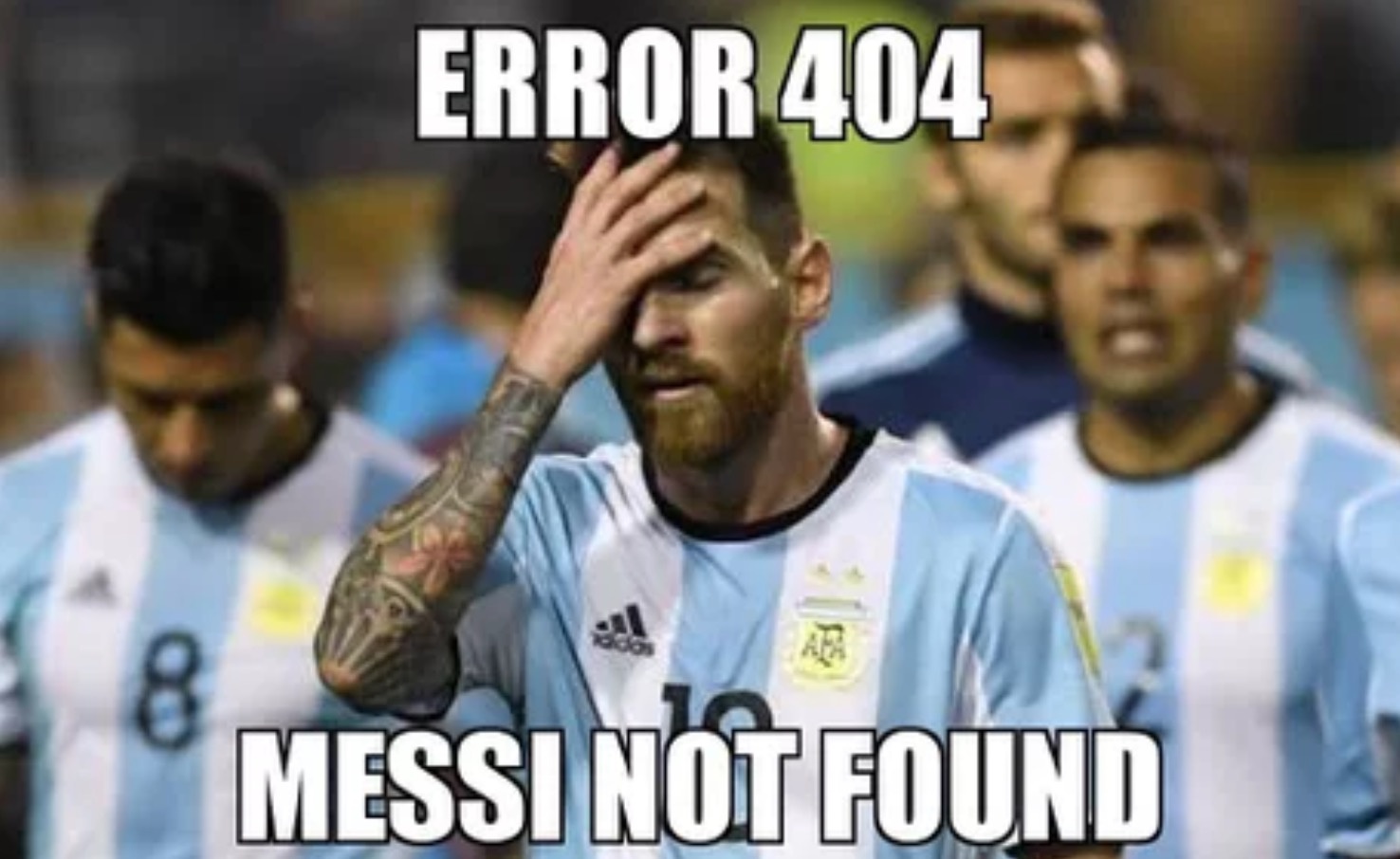 Anh che Messi tham bai truoc Croatia tran ngap mang xa hoi hinh anh