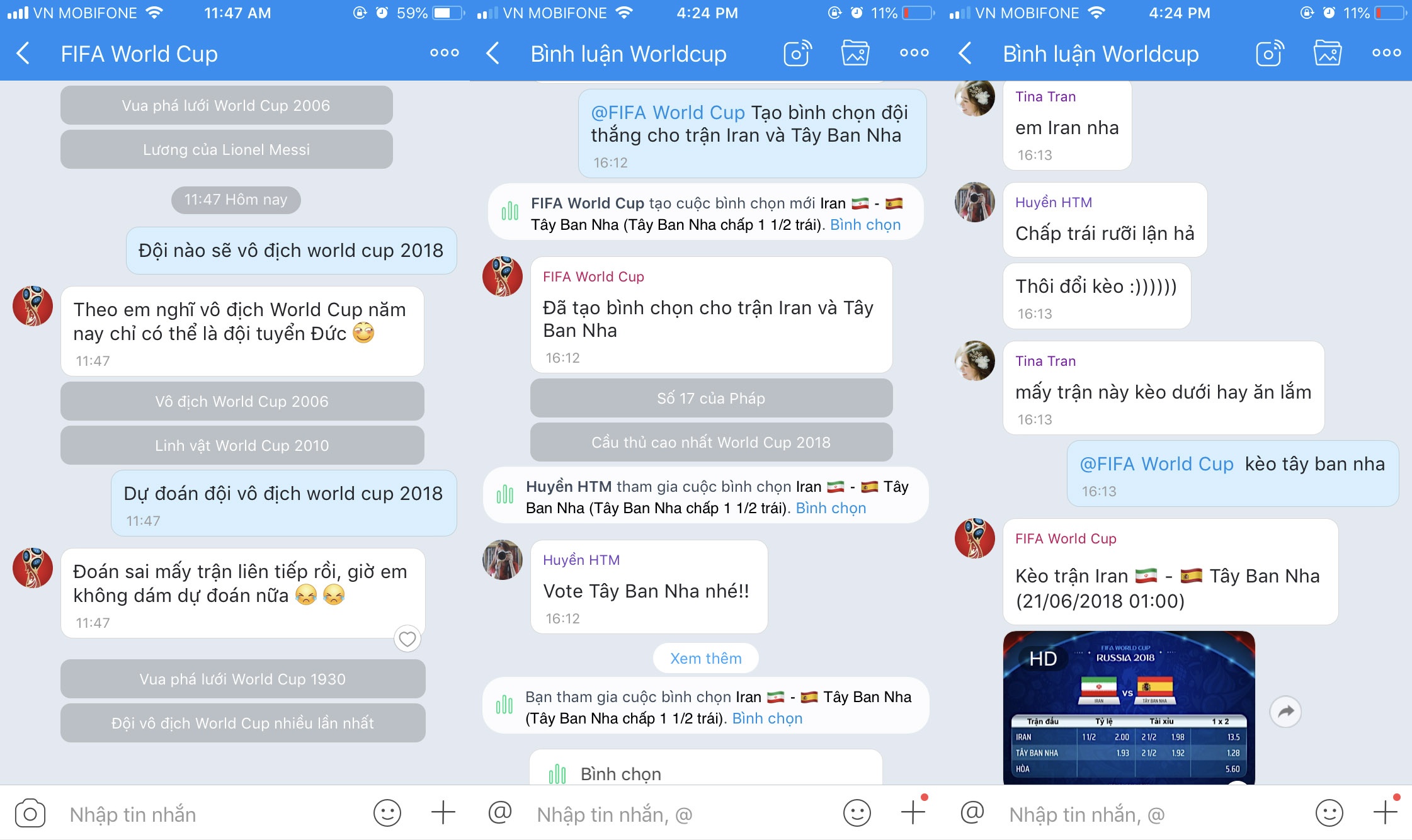 trợ lý ảo zalo world cup ảnh 2 tro ly ao zalo world cup anh 2