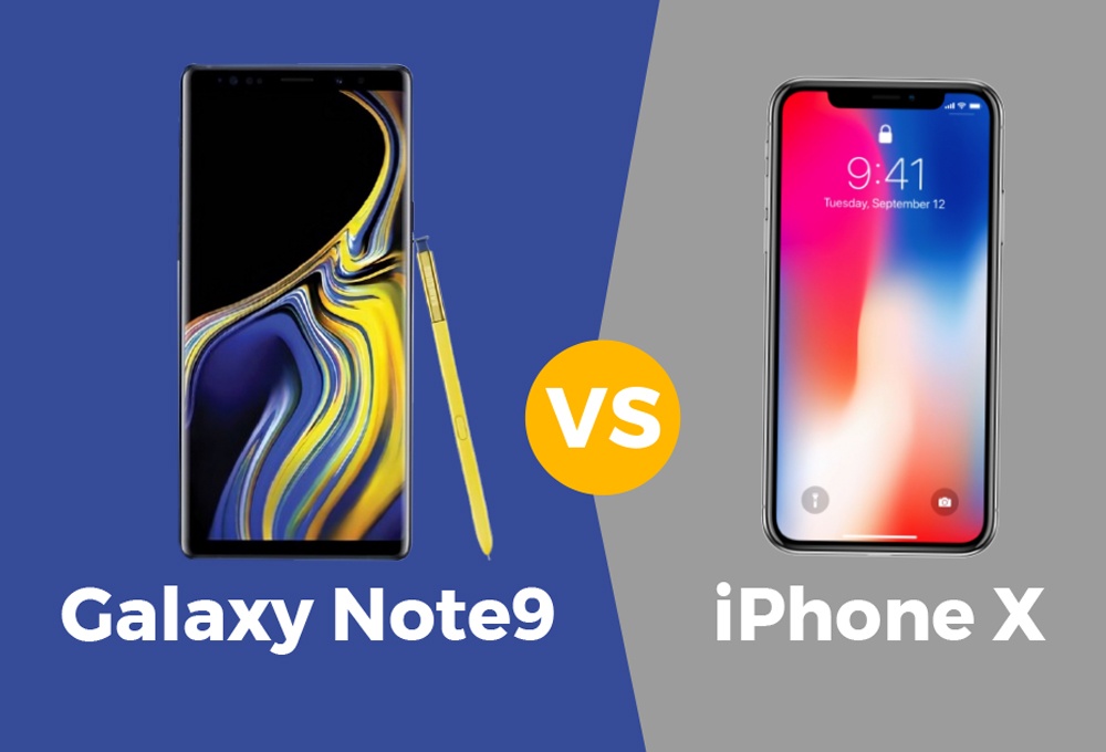 Galaxy Note9 do thong so voi iPhone X hinh anh