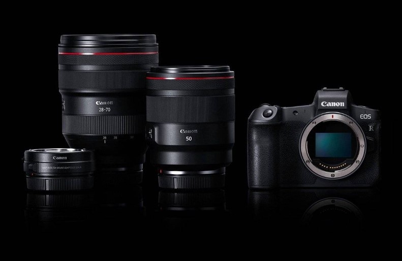 Canon lan dau ra mat may anh full frame khong guong lat hinh anh