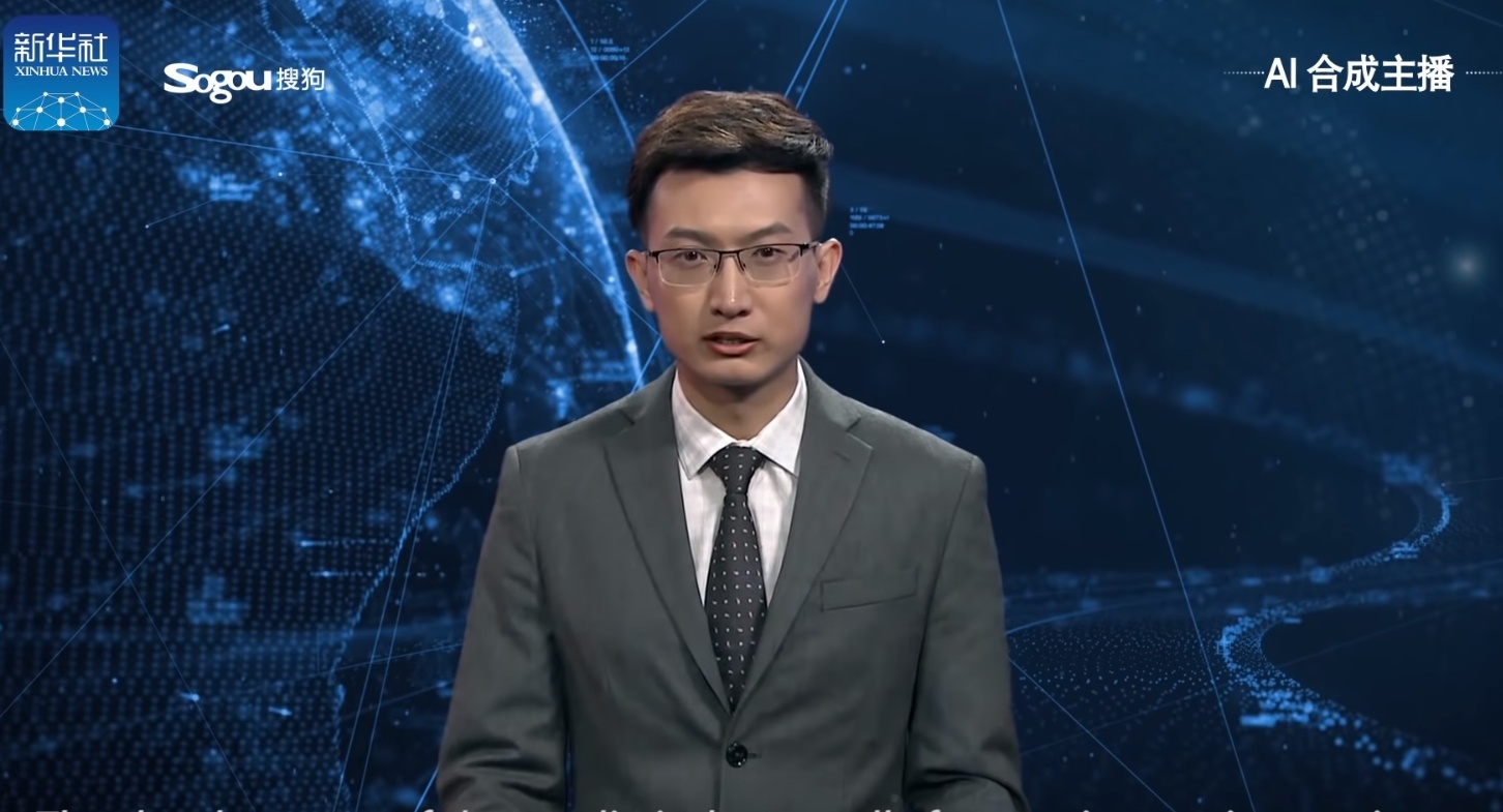 Trung Quoc ra mat AI dan ban tin thoi su hinh anh