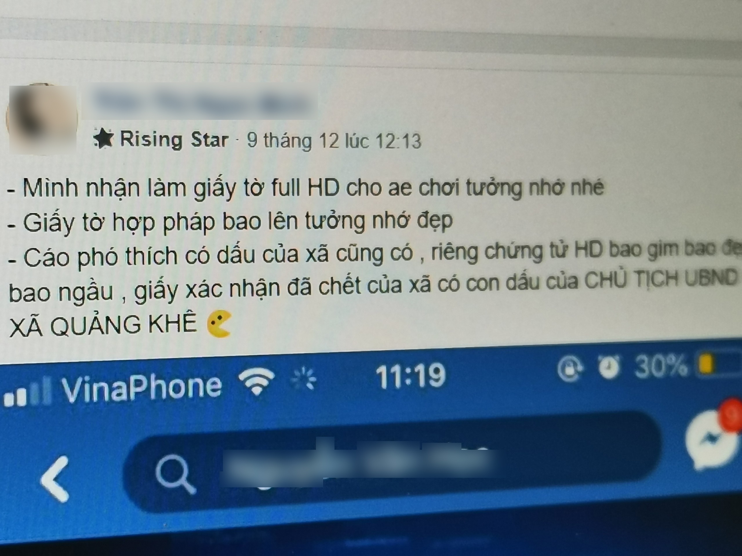 dùng giấy khai tử để báo cáo tài khoản facebook ảnh 3 dung giay khai tu de bao cao tai khoan facebook anh 3