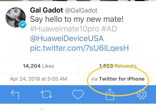 nhân viên huawei dùng iphone đăng twitter ảnh 2 nhan vien huawei dung iphone dang twitter anh 2