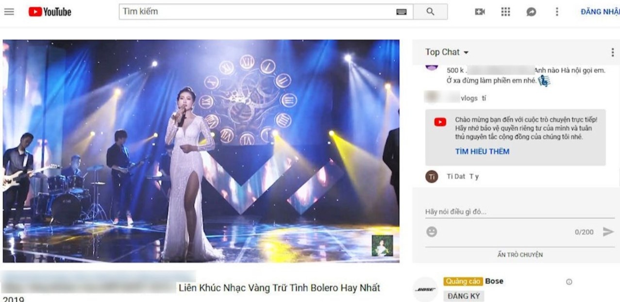Gái gọi trên YouTube ảnh 1 Gai goi tren YouTube anh 1