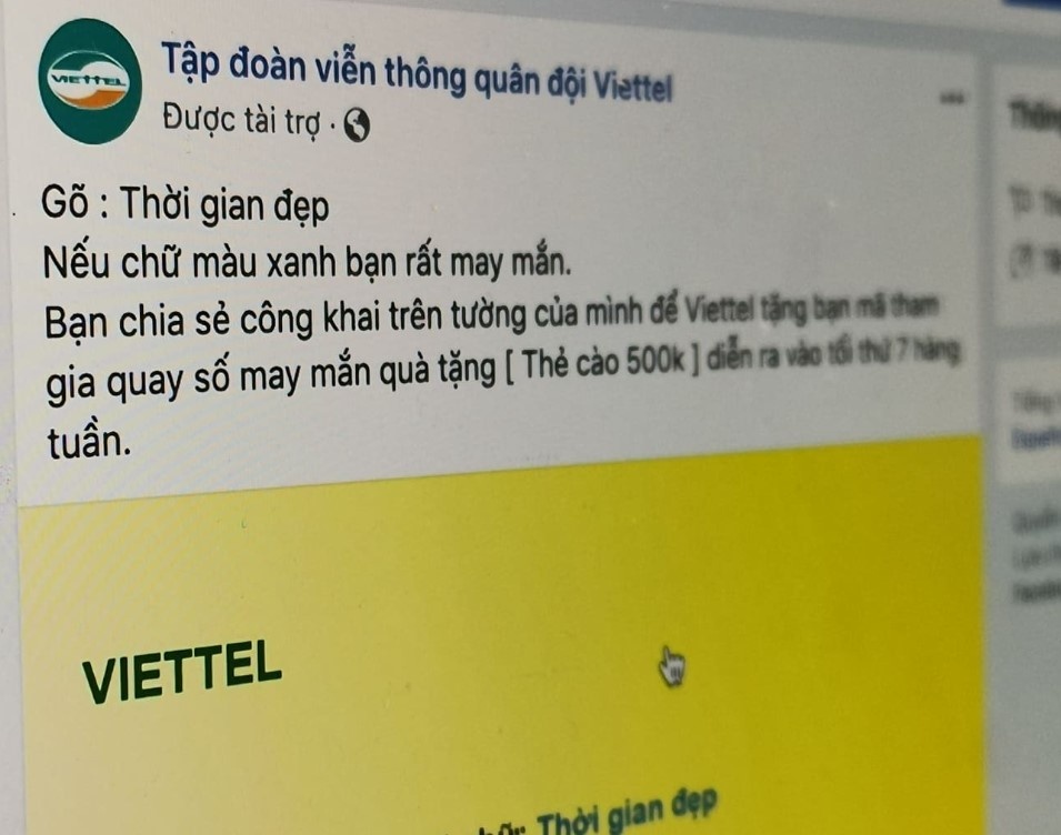 lua tang card viettel tren Facebook anh 1