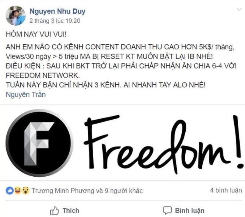 YouTube cham dut thoa thuan Yeah1 anh 3