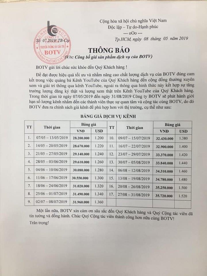 BOTV đa cấp lừa đảo ảnh 2 BOTV da cap lua dao anh 2