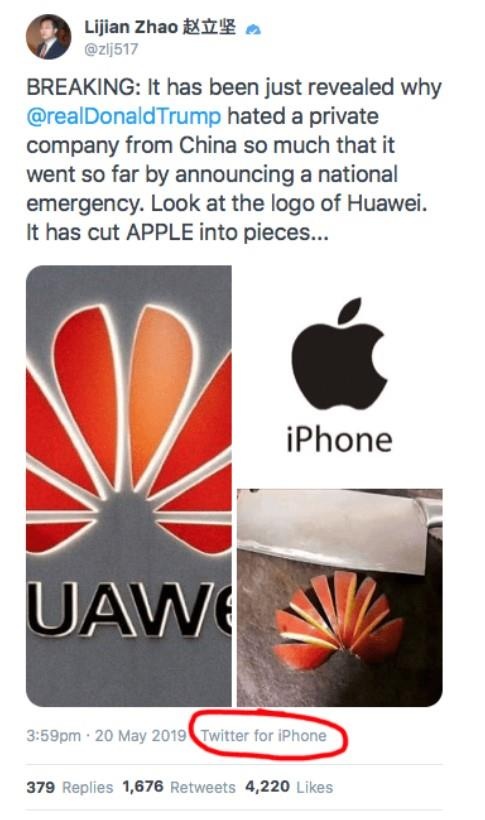 ung ho huawei bang iphone anh 1