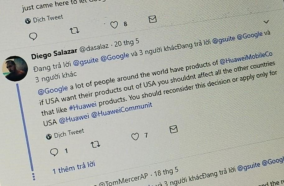 Google cấm Huawei ảnh 2 Google cam Huawei anh 2