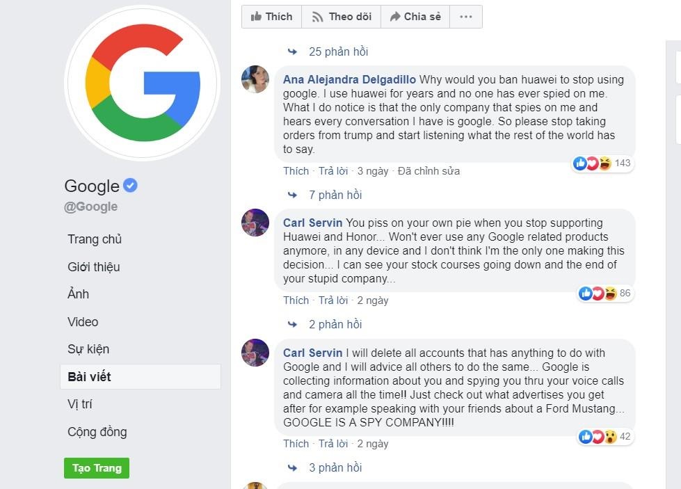 Google cấm Huawei ảnh 3 Google cam Huawei anh 3