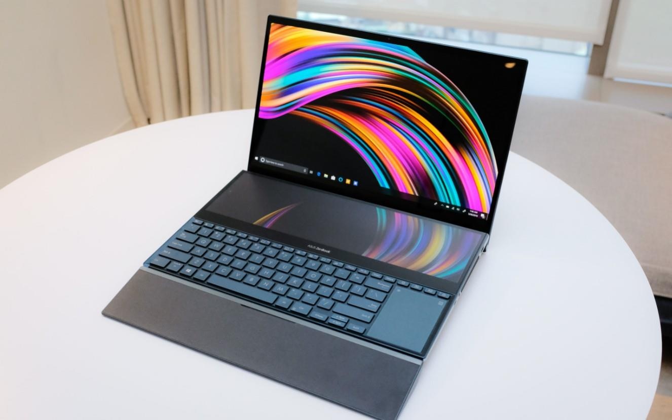 Day la laptop 2 man hinh 4K, chip Core i9 dau tien tren the gioi hinh anh