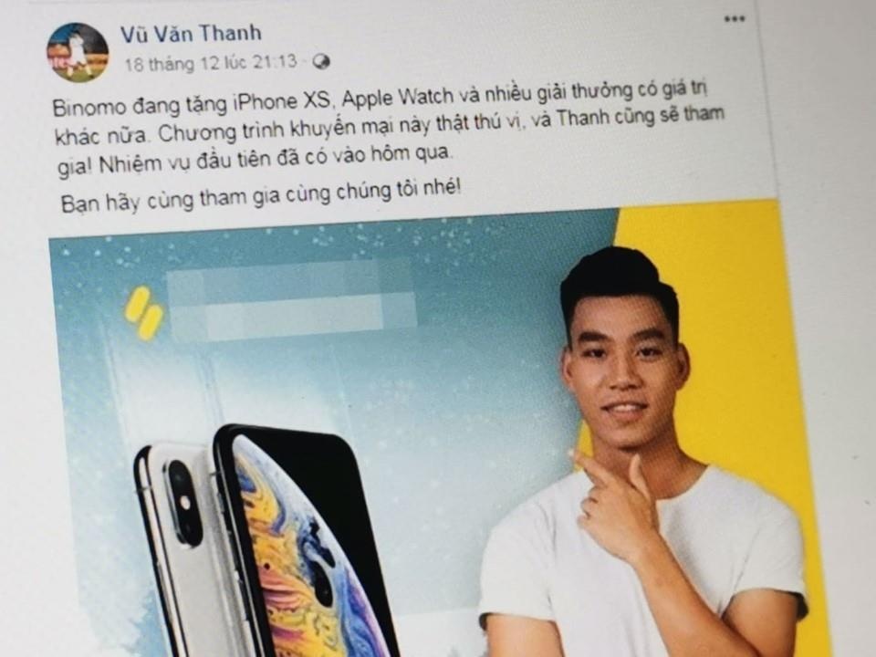 Nhieu nuoc cam app kieu Binomo nhung YouTube va sao Viet van quang cao hinh anh