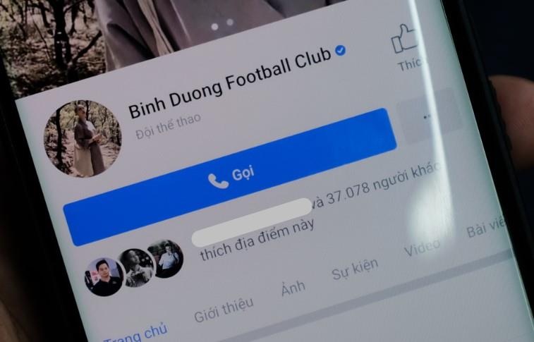 Fanpage CLB Becamex Binh Duong co tich xanh rao ban gia 65 trieu hinh anh
