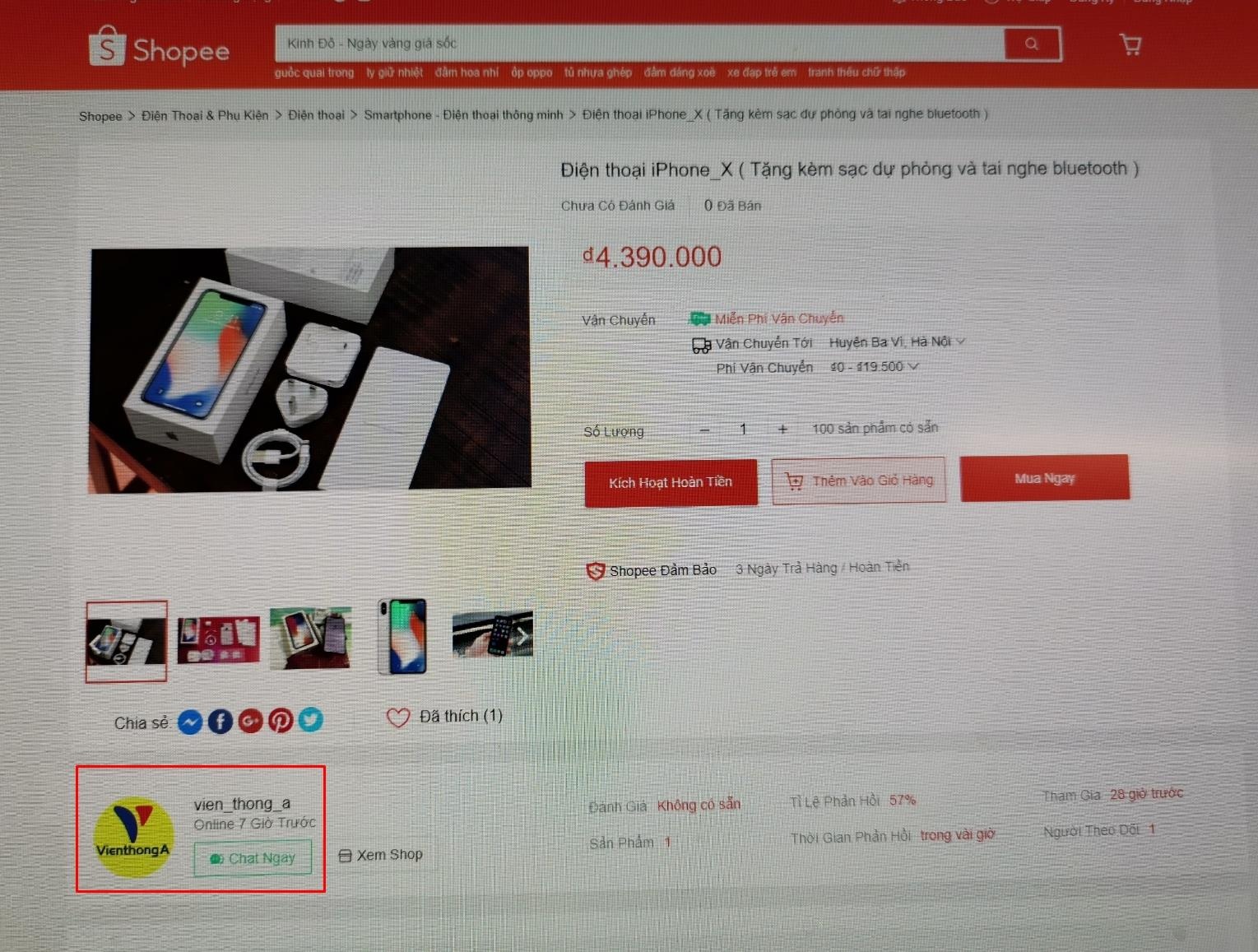 Lazada bán hàng giả ảnh 1 Lazada ban hang gia anh 1
