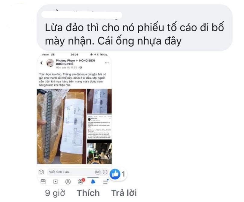 mua baton trên Facebook nhận tuýp sắt ảnh 2 mua baton tren Facebook nhan tuyp sat anh 2