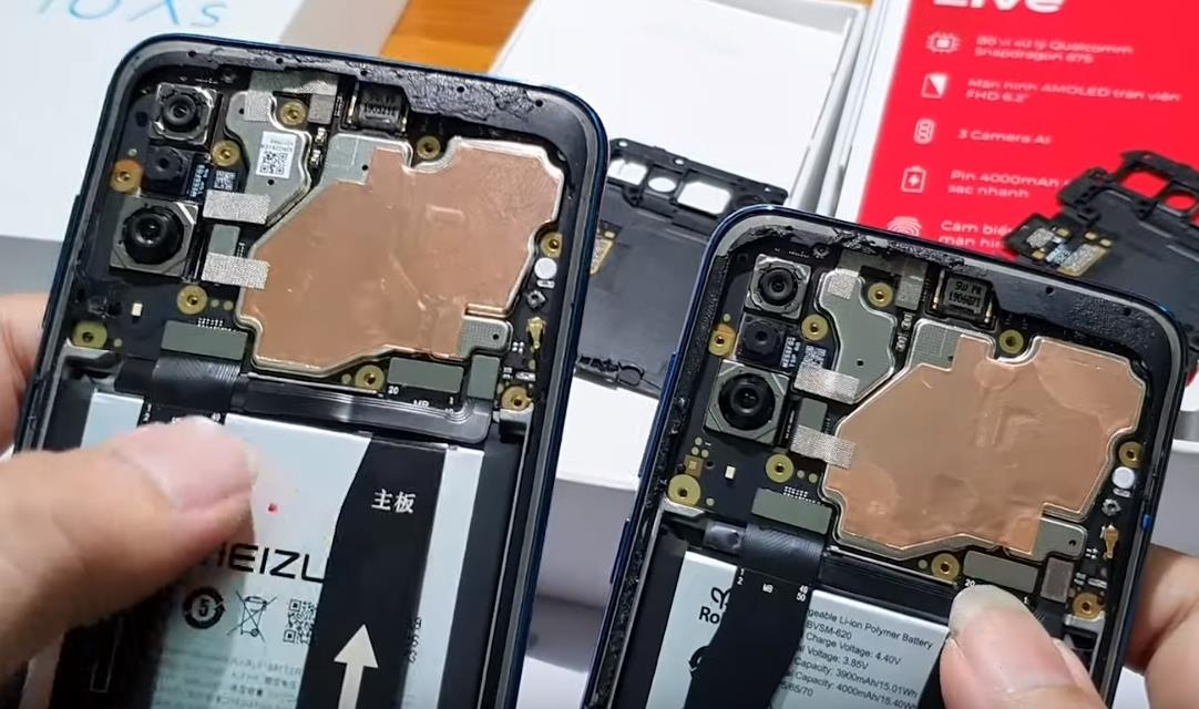 Xuat hien video so sanh Vsmart Live giong dien thoai Meizu hinh anh