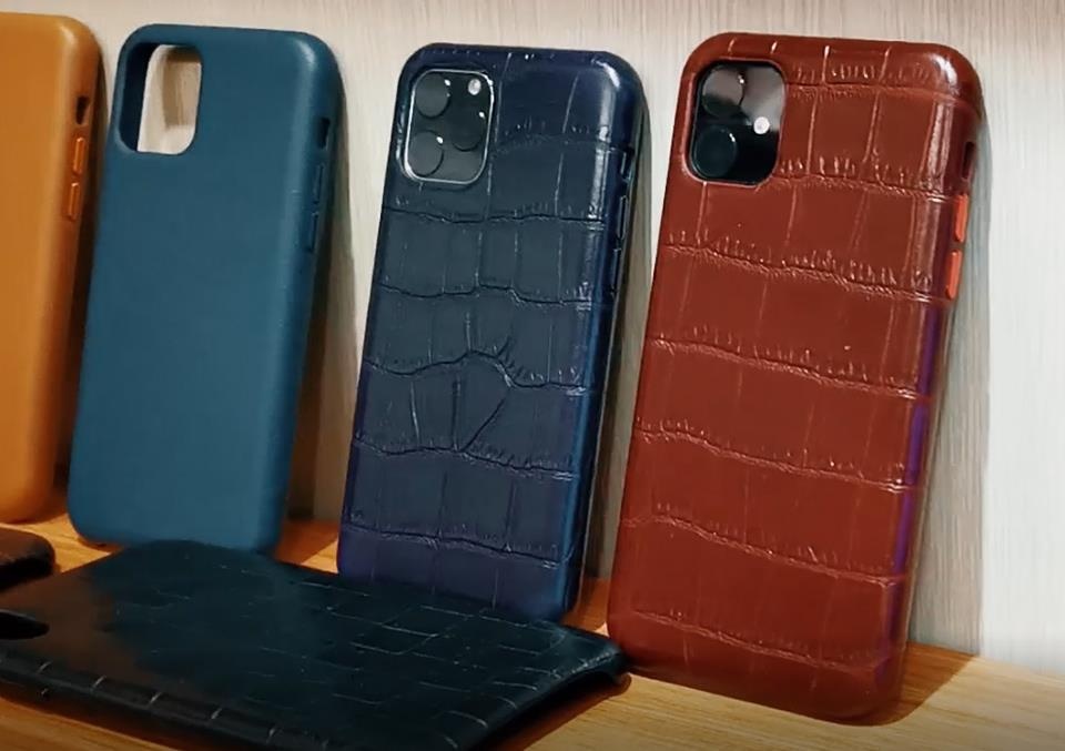 iPhone 11 chua ra, op lung da co du loai o cho dien tu Trung Quoc hinh anh