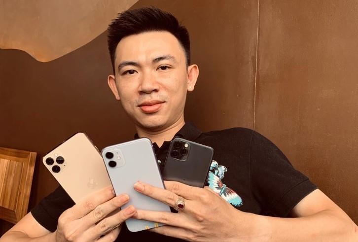 Mot nguoi Viet da co du 3 chiec iPhone moi du Apple chua mo ban hinh anh