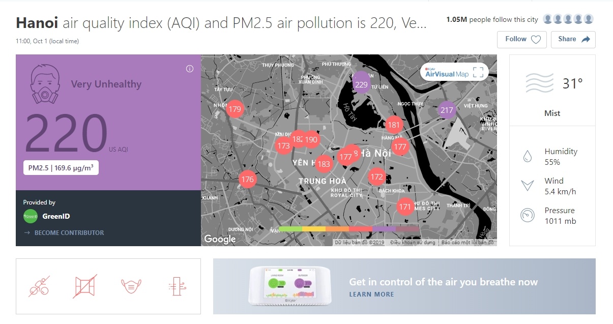 ung dung Air Visual anh 1