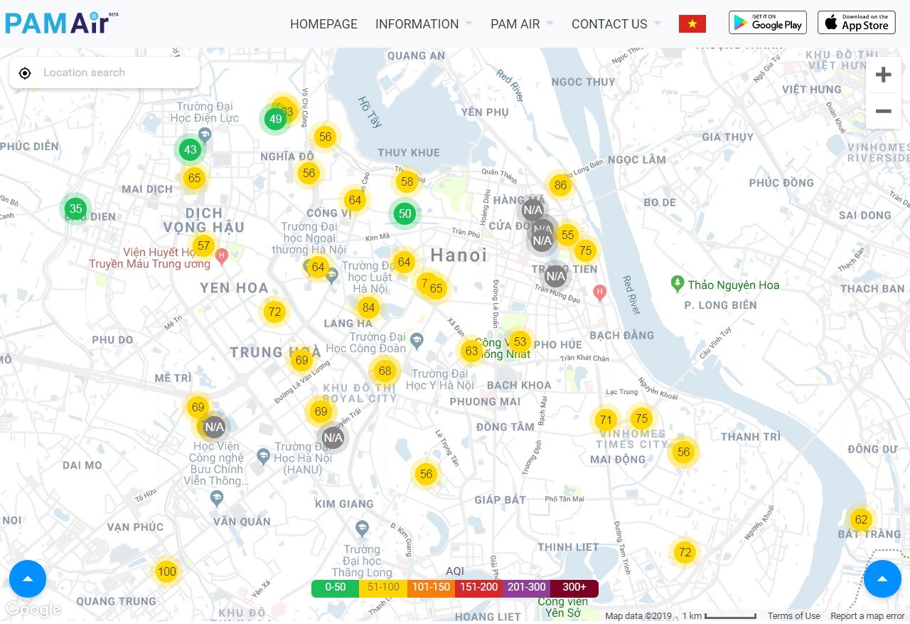 ứng dụng ô nhiễm không khí ảnh 3 ung dung o nhiem khong khi anh 3