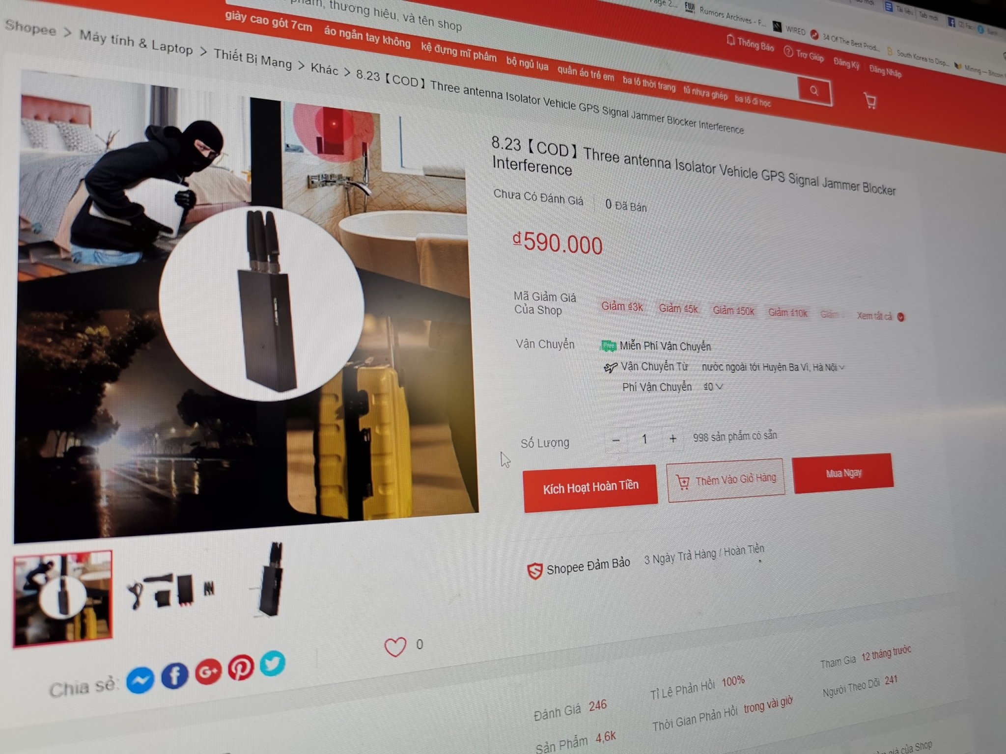 May pha song di dong van duoc ban tren Shopee hinh anh