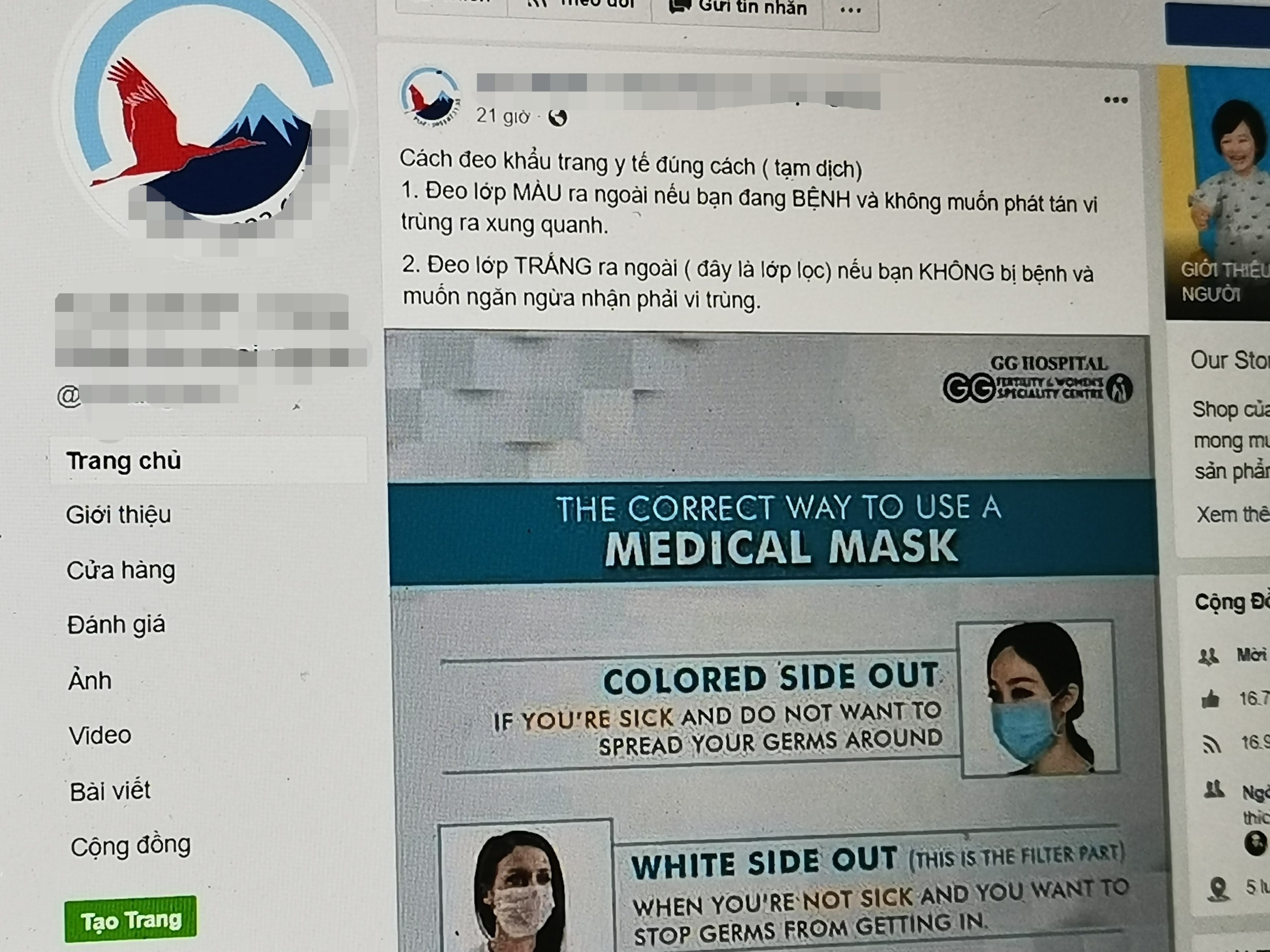 Deo khau trang nguoc co chan duoc virus Vu Han? hinh anh