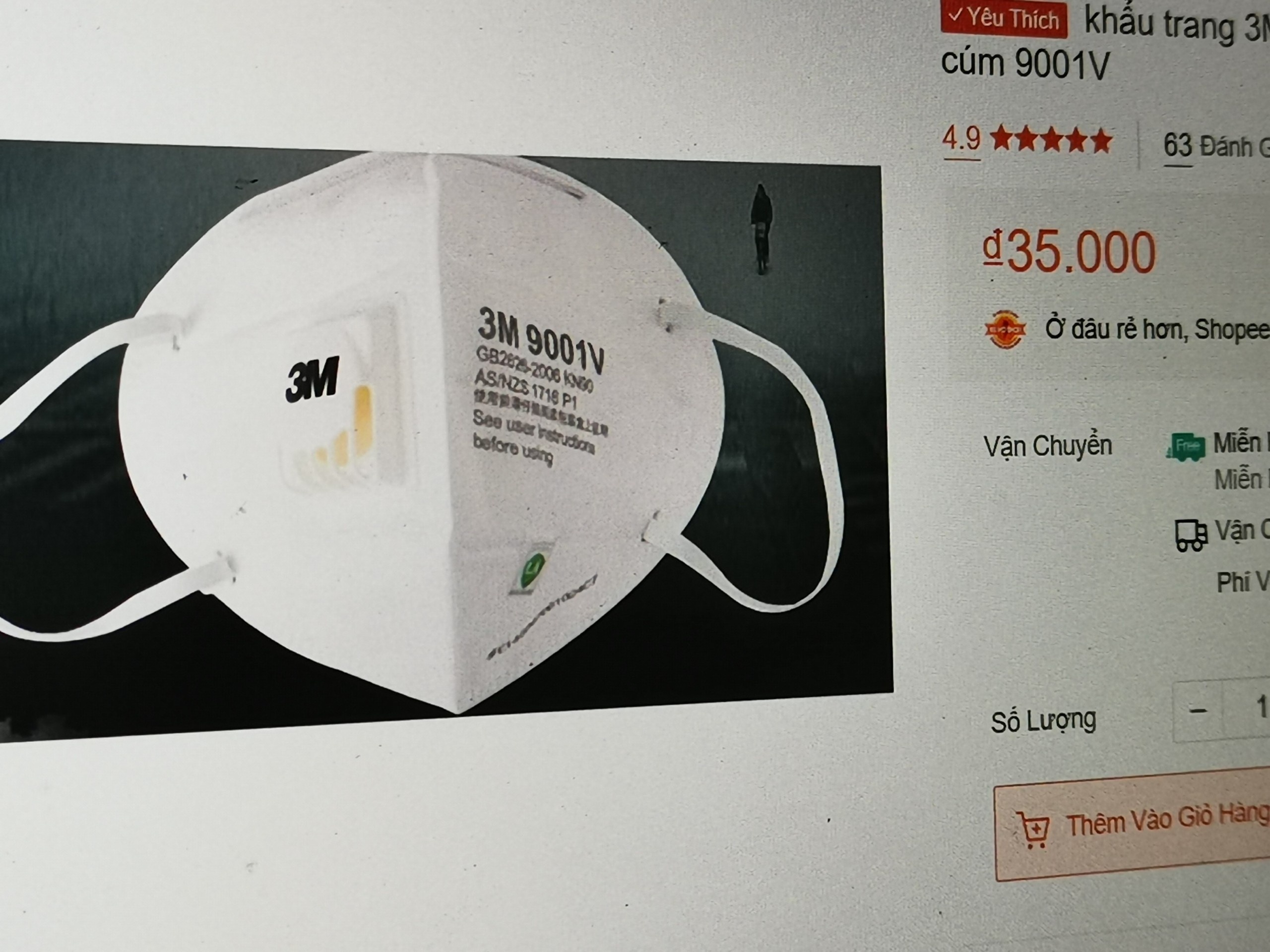 Khau trang N95 chay hang o Viet Nam hinh anh