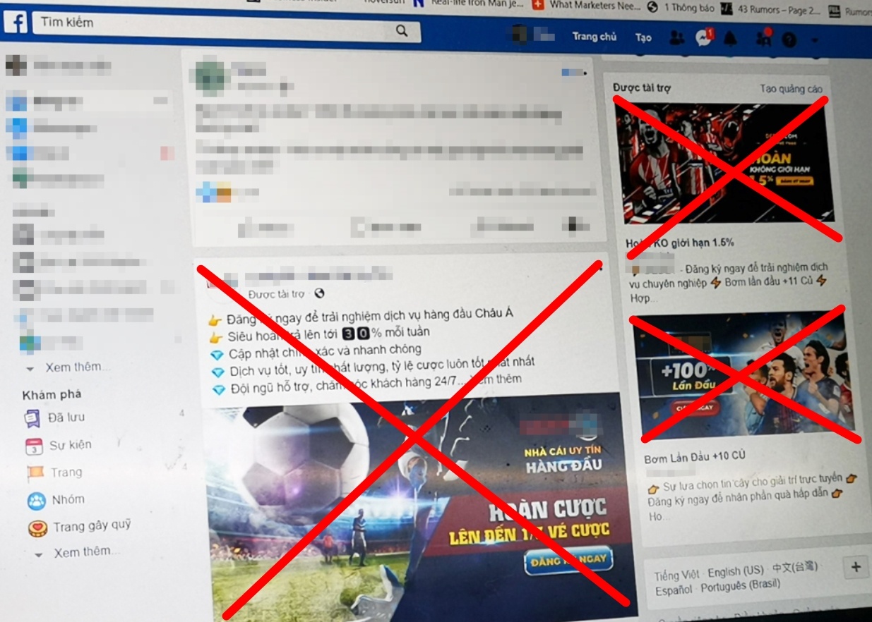 quang cao ca cuoc tren Facebook anh 1