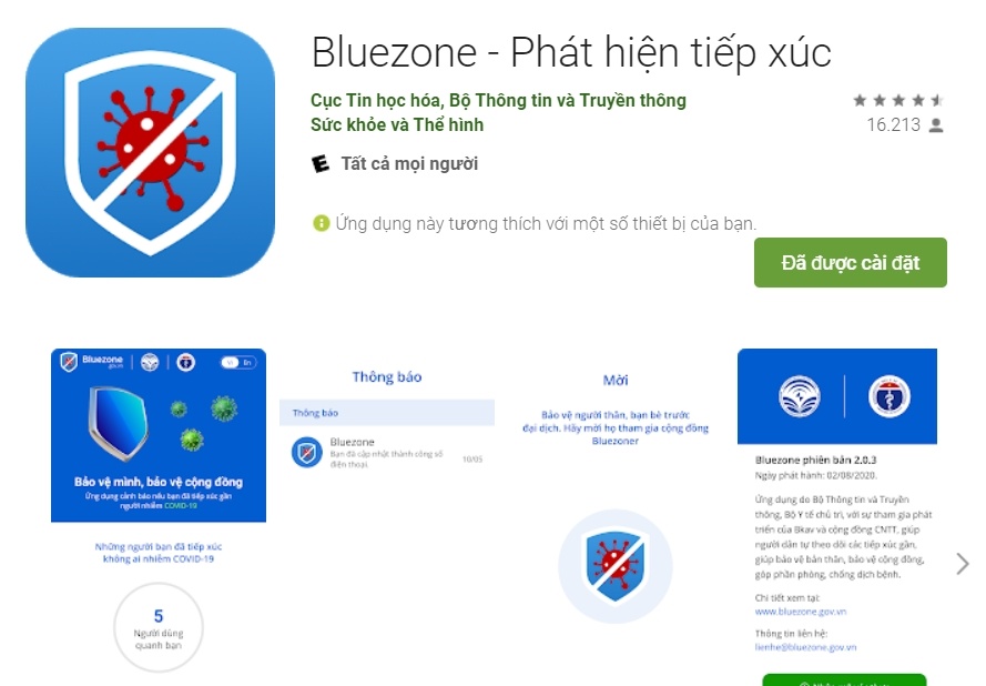 ung dung bluezone anh 1