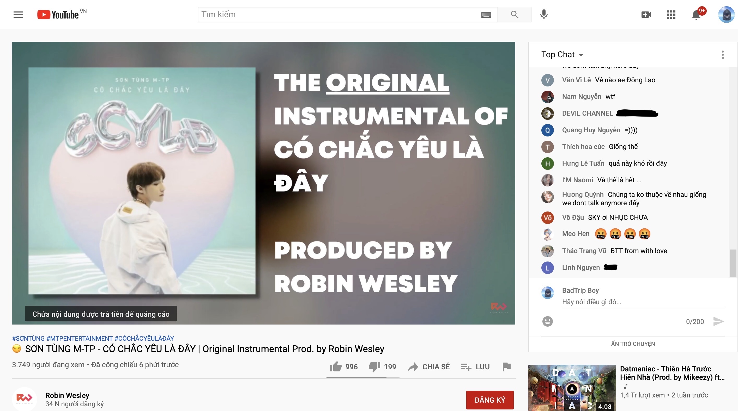 co chac yeu la day dao nhac anh 2