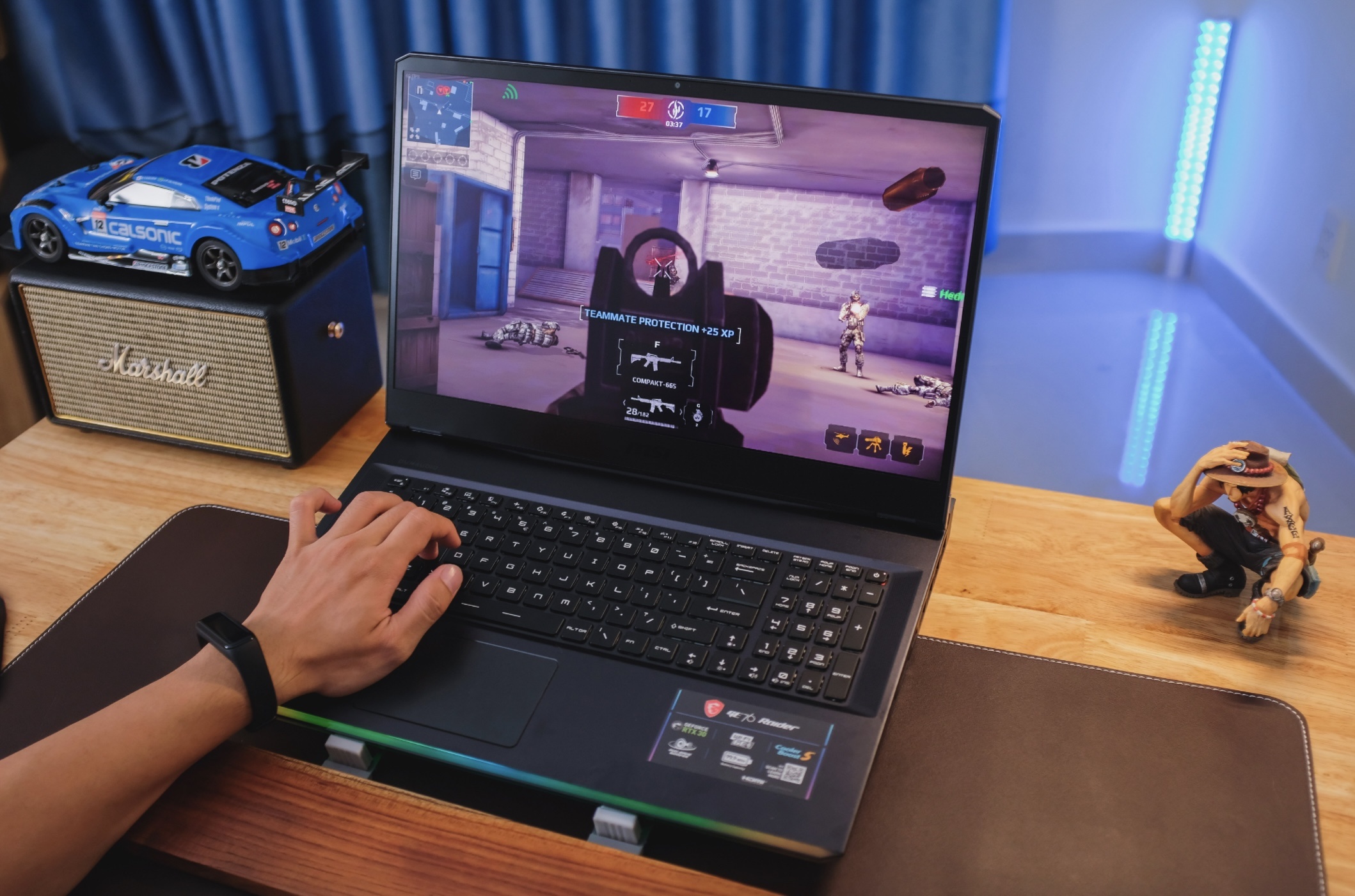 Danh gia laptop gaming 110 trieu dong, dung core i9, man hinh 4K hinh anh