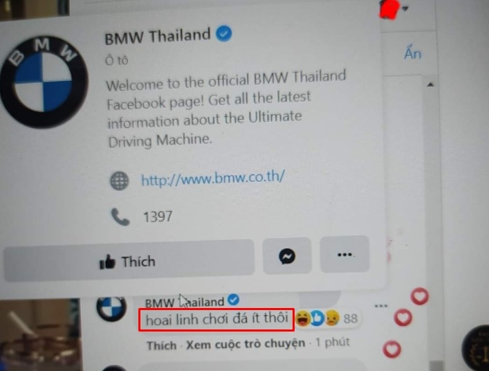 bmw thai lan binh luan phuong hang anh 1