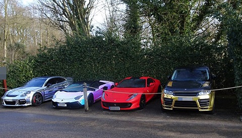 Sieu xe cua Aubameyang hong nang sau tai nan giao thong anh 2