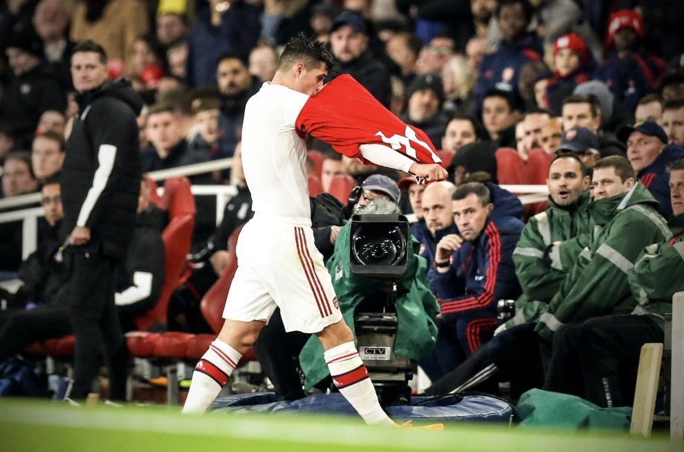 Xhaka duoc HLV Emery tha loi,  co the tro lai thi dau. anh 1