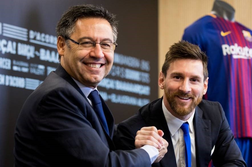 Barca len ke hoach gia han hop dong voi Messi hinh anh