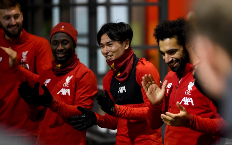 Minamino co buoi tap dau tien cung Liverpool ngay dau nam anh 1