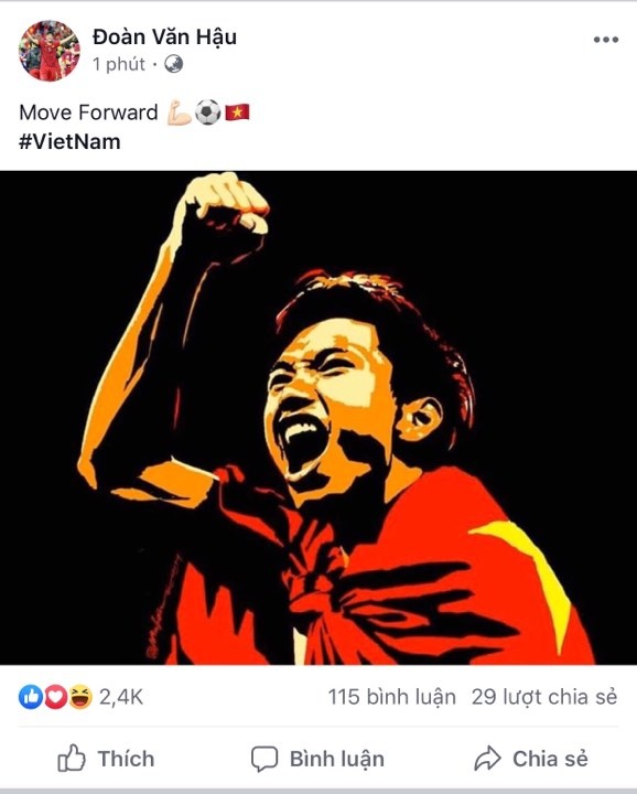 Doan Van Hau co vu dong doi truoc tran dau voi Jordan anh 1