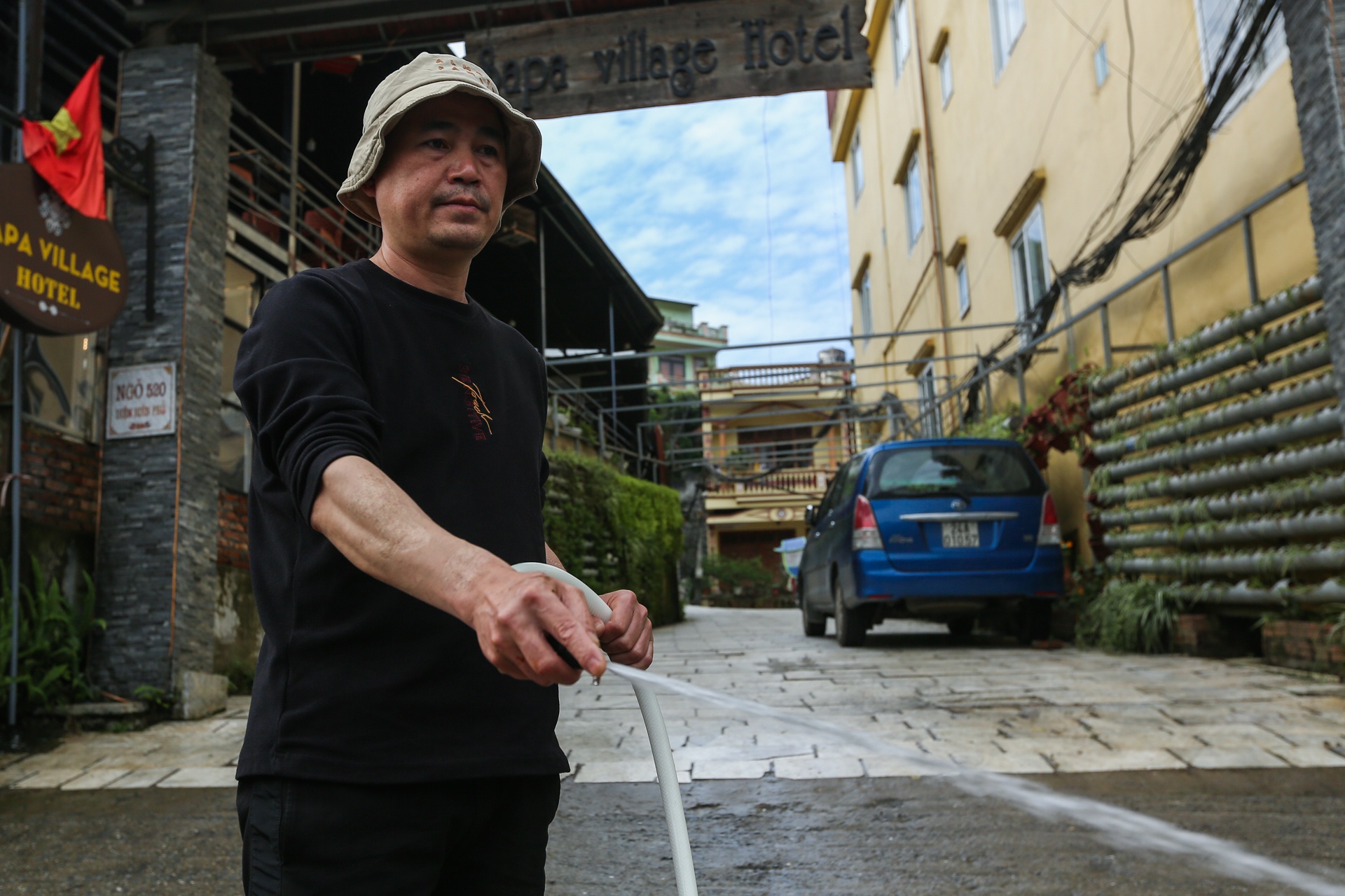 Du khach o at tra phong o Sa Pa truoc ngay nghi le 30/4-1/5 anh 4