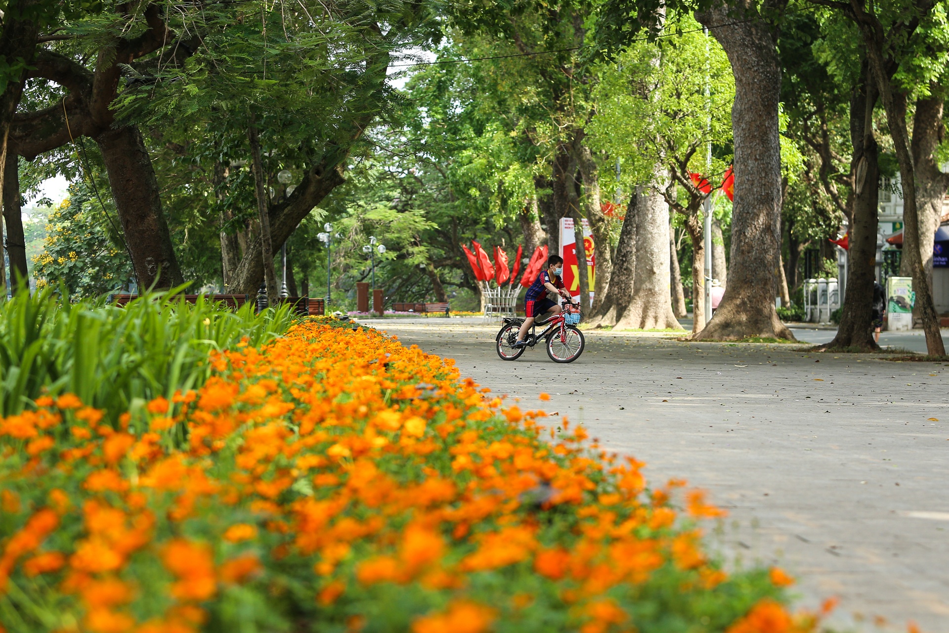 Ha Noi vang ve sau lenh dong cua hang quan anh 6