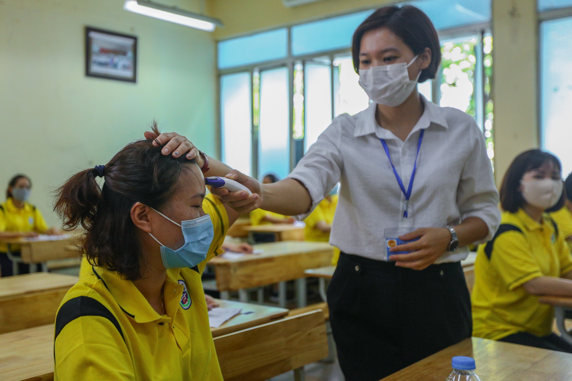 Dien tap tinh huong thi sinh thi THPT Quoc gia nghi mac Covid-19 anh 13