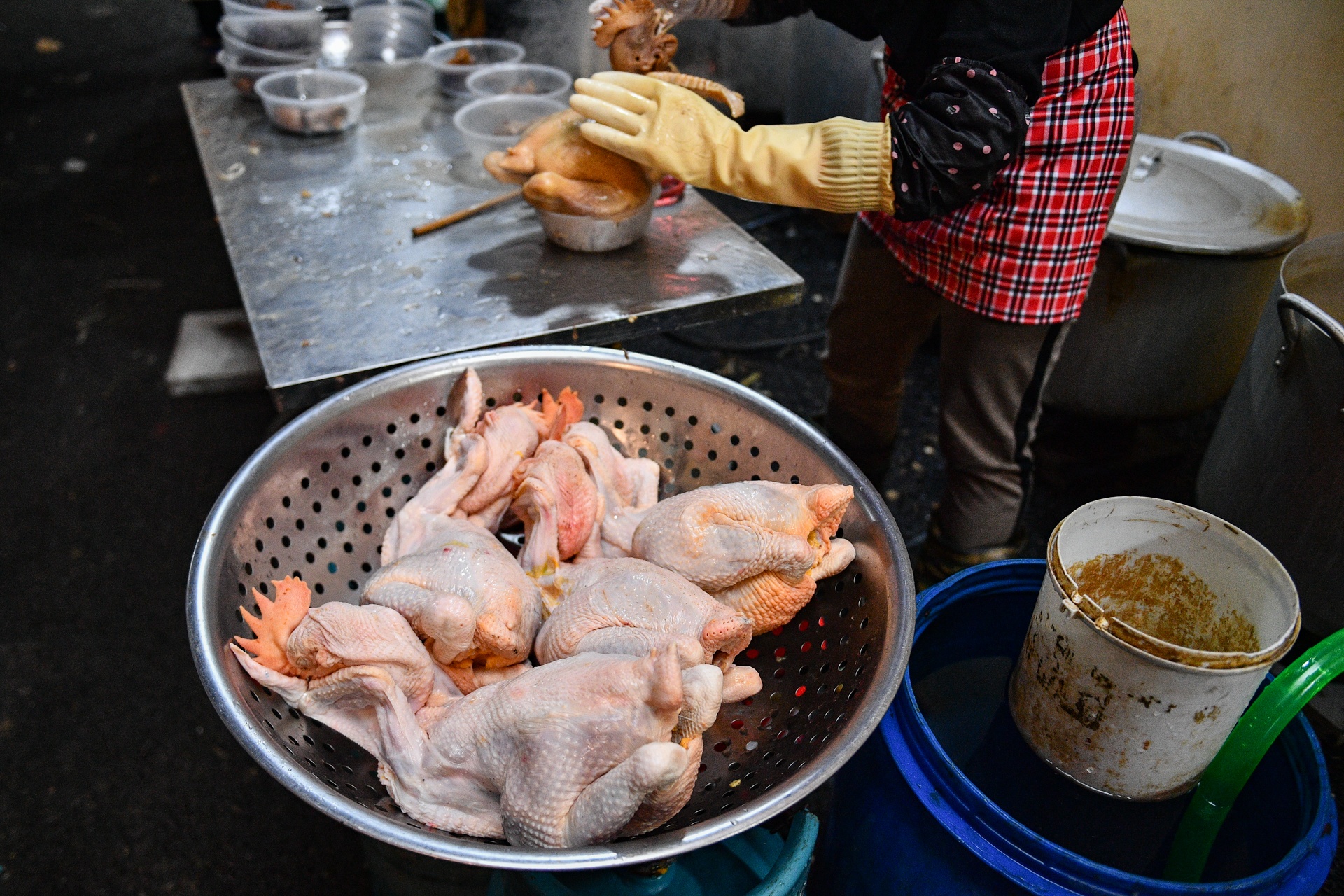 Ga ngam hoa hong cung giao thua dat khach anh 6