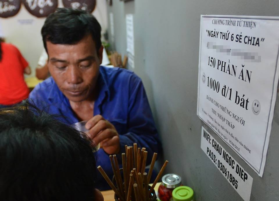 Anh Đinh Văn Thông biết thông tin này đã ra thưởng thức. 