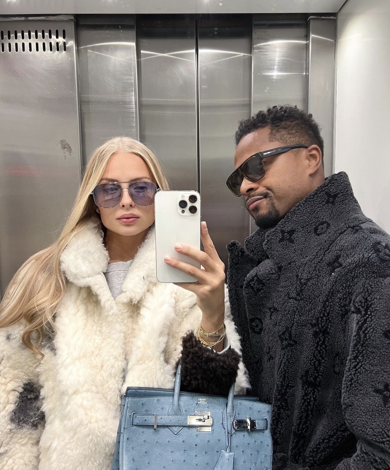 Ban gai Patrice Evra anh 2