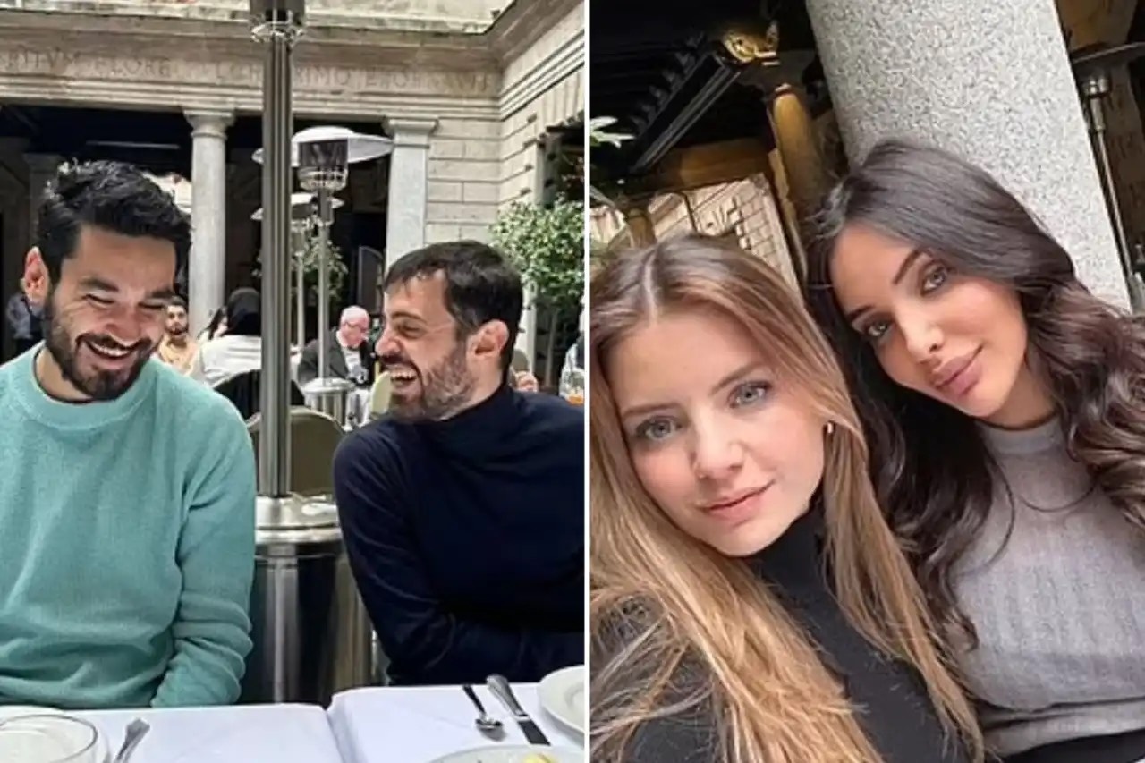 Bernardo Silva va Ilkay Gundogan hen ho doi o Milan hinh anh