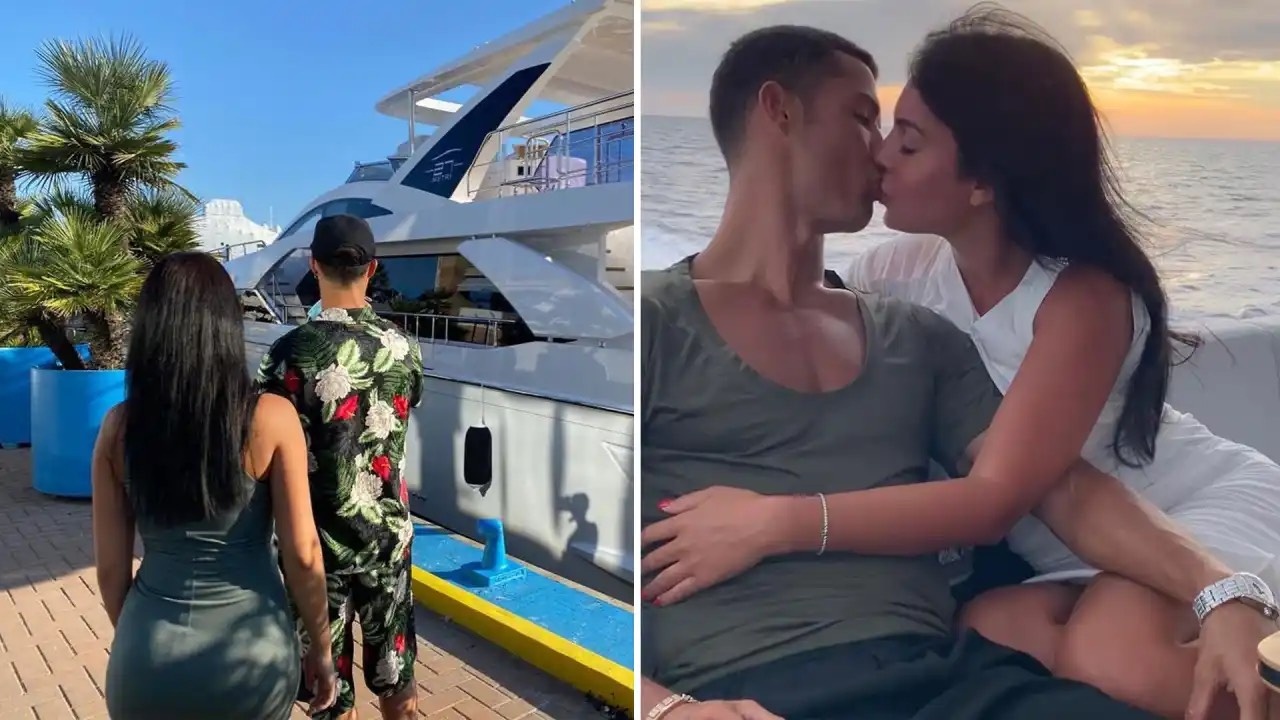 Ronaldo cung ban gai tan huong du thuyen 5,5 trieu bang hinh anh